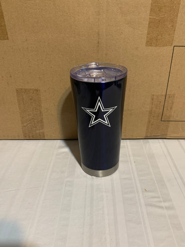 Dallas Cowboys NFL 20oz Blue Tumbler Cup Mug Logo Brands - Casey's Sports Store