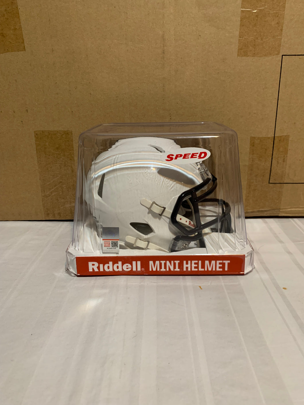 Penn State Nittany Lions NCAA Riddell Speed White Mini Helmet - Casey's Sports Store