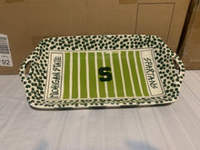 Load image into Gallery viewer, Michigan State Spartans NCAA 16&quot; x 8&quot; Ceramic Food Platter Magnolia Lane - Casey&#39;s Sports Store

