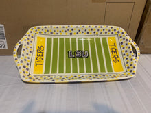 Load image into Gallery viewer, LSU Tigers NCAA 16&quot; x 8&quot; Ceramic Food Platter Magnolia Lane - Casey&#39;s Sports Store
