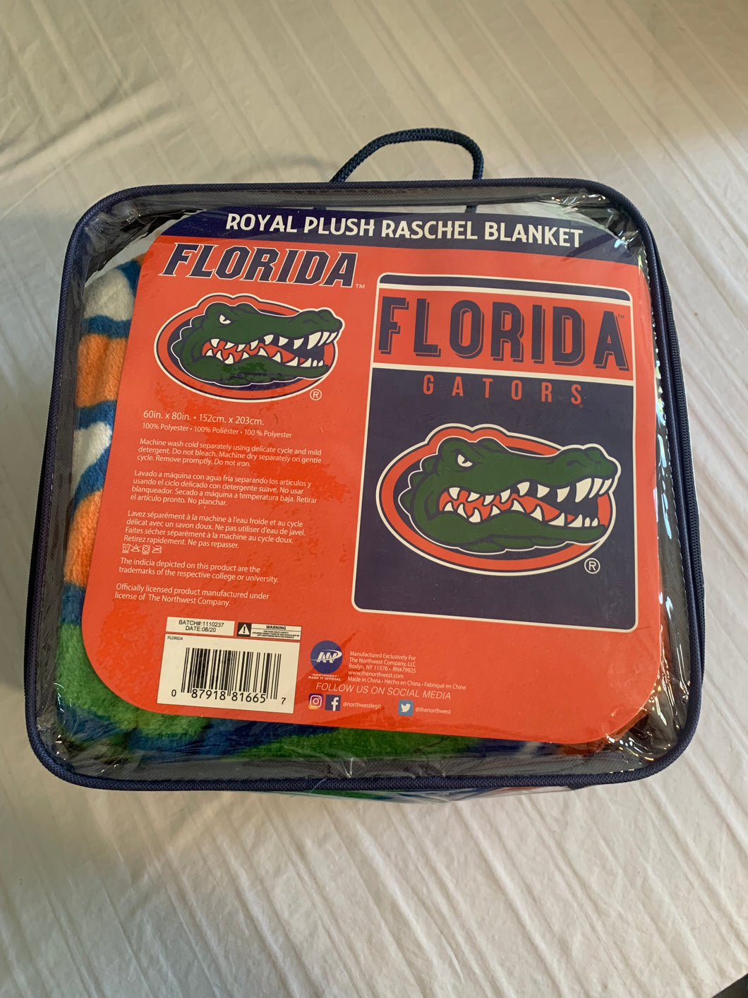 Florida Gators NCAA 60 x 80 Plush Throw Blanket Northwest Company - Casey's Sports Store