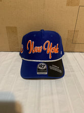 Load image into Gallery viewer, New York Islanders NHL &#39;47 Brand Blue MVP DP Script Adjustable Snapback Hat - Casey&#39;s Sports Store
