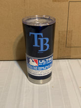 Load image into Gallery viewer, Tampa Bay Rays MLB 20oz Blue Tumbler Cup Mug Logo Brands - Casey&#39;s Sports Store
