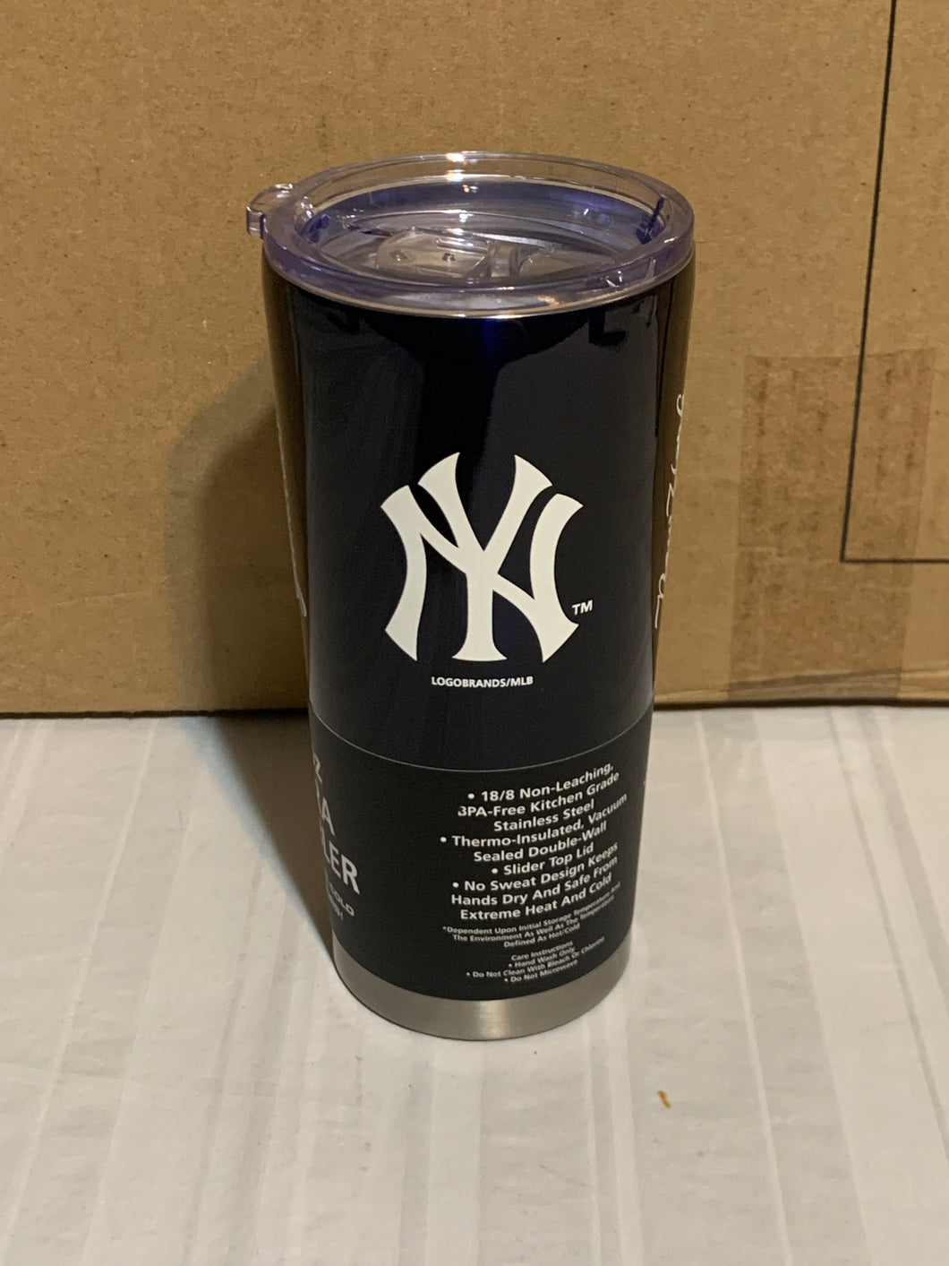 New York Yankees MLB 20oz Blue Tumbler Cup Mug Logo Brands - Casey's Sports Store