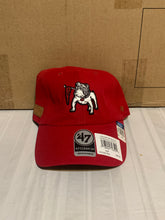 Load image into Gallery viewer, Georgia Bulldogs NCAA &#39;47 Brand Throwback Red Clean Up Adjustable Hat - Casey&#39;s Sports Store
