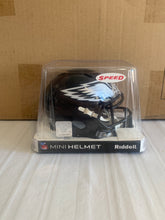 Load image into Gallery viewer, Philadelphia Eagles NFL Riddell Black Speed Alternate Replica Mini Helmet - Casey&#39;s Sports Store
