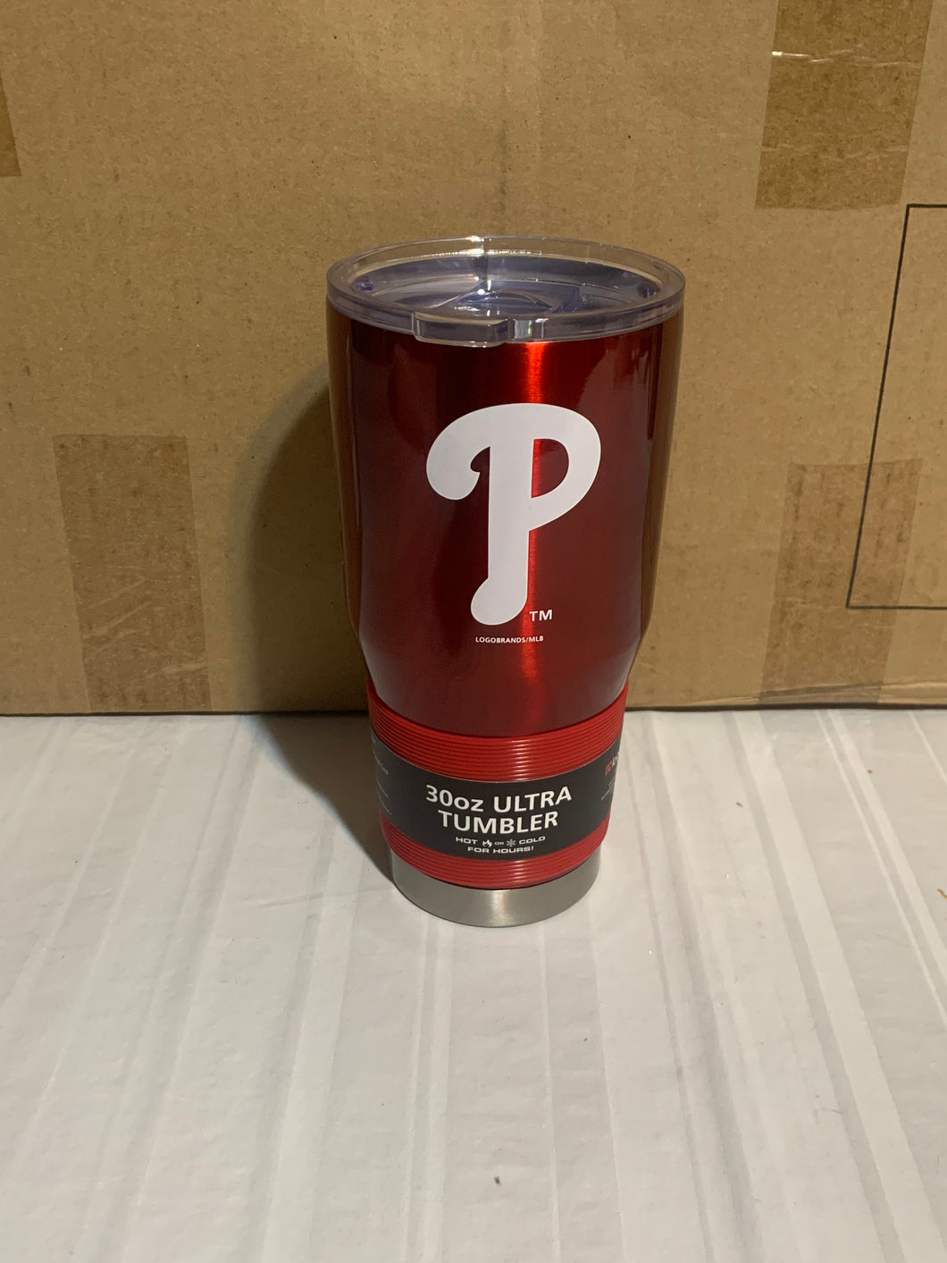 Philadelphia Phillies MLB 30oz Red Tumbler Cup Mug Logo Brands - Casey's Sports Store