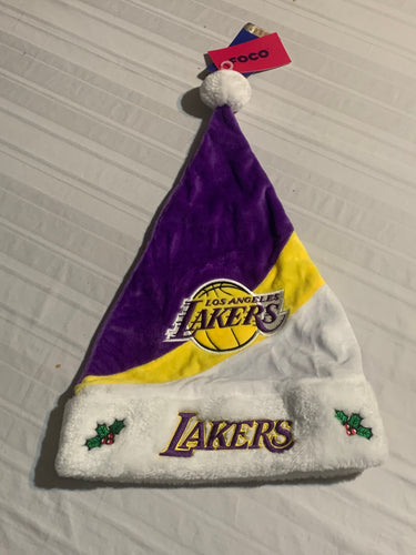 Los Angeles Lakers NBA Santa Hat Forever Collectibles - Casey's Sports Store