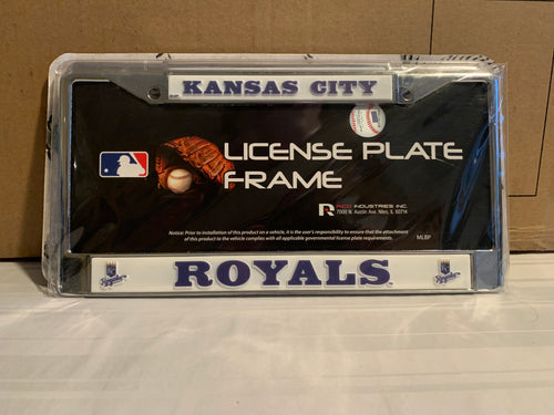 Kansas City Royals MLB License Plate Frame RICO - Casey's Sports Store