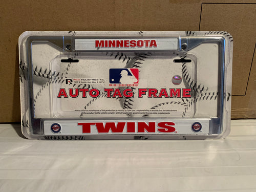 Minnesota Twins MLB License Plate Frame RICO - Casey's Sports Store