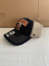 Load image into Gallery viewer, Cleveland Browns Legacy NFL &#39;47 Brand Black Clean Up Adjustable Snapback Hat - Casey&#39;s Sports Store
