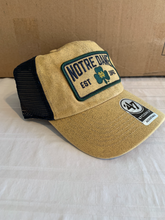 Load image into Gallery viewer, Notre Dame Fighting Irish NCAA &#39;47 Brand Clean Up Mesh Adjustable Snapback Hat - Casey&#39;s Sports Store
