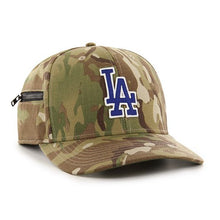 Load image into Gallery viewer, Los Angeles Dodgers &#39;47 Brand MLB Camo MVP DP Adjustable Hat Cap Snapback - Casey&#39;s Sports Store
