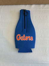 Load image into Gallery viewer, Florida Gators NCAA Zip Bottle Coozie Koozie Cooler Blue Jaymac - Casey&#39;s Sports Store
