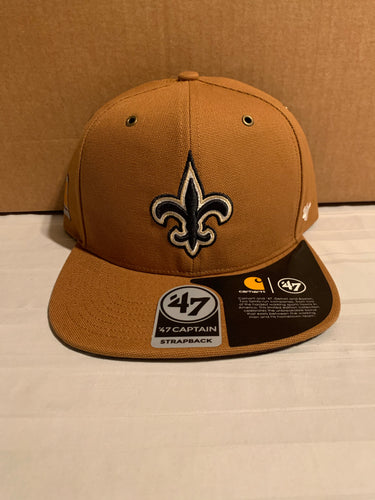 New Orleans Saints NFL '47 Carhartt Captain Hat Cap Adjustable Strap Back - Casey's Sports Store