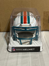 Load image into Gallery viewer, Miami Dolphins Throwback NFL Riddell White Replica Mini Helmet - Casey&#39;s Sports Store
