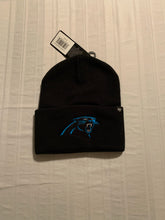 Load image into Gallery viewer, Carolina Panthers &#39;47 Carhartt Mens Black Cuff Knit Beanie Winter Hat - Casey&#39;s Sports Store
