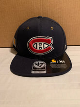 Load image into Gallery viewer, Montreal Canadiens NHL &#39;47 Brand Carhartt Captain Mens Blue Snapback Hat Cap - Casey&#39;s Sports Store
