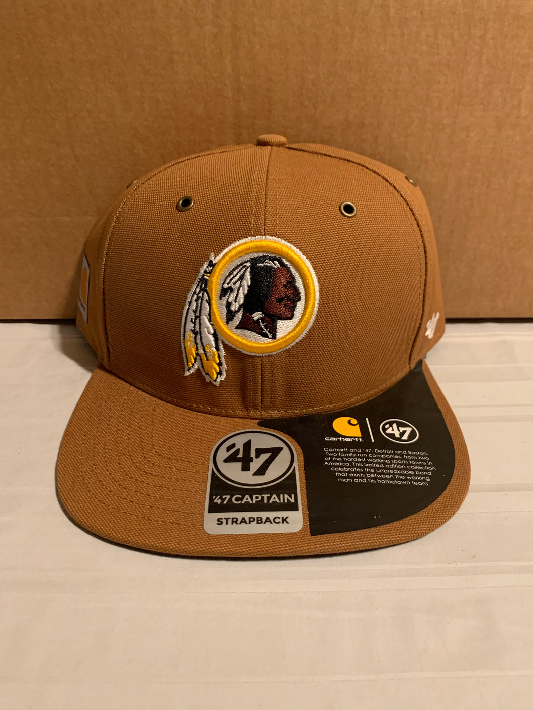 Washington Redskins NFL '47 Carhartt Captain Hat Cap Adjustable Strap Back - Casey's Sports Store
