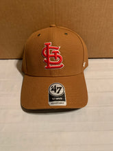 Load image into Gallery viewer, St. Louis Cardinals MLB &#39;47 Brand Carhartt Mens Brown MVP Adjustable Hat - Casey&#39;s Sports Store
