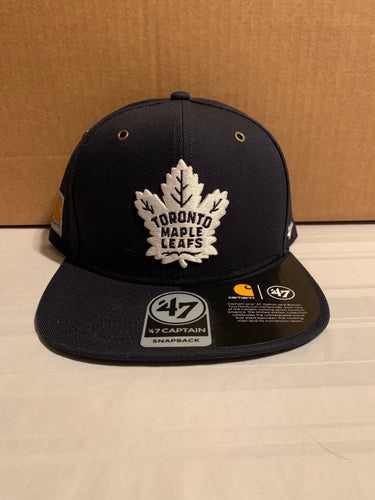 Toronto Maple Leafs '47 Brand Carhartt Captain Mens Blue Snapback Hat Cap - Casey's Sports Store