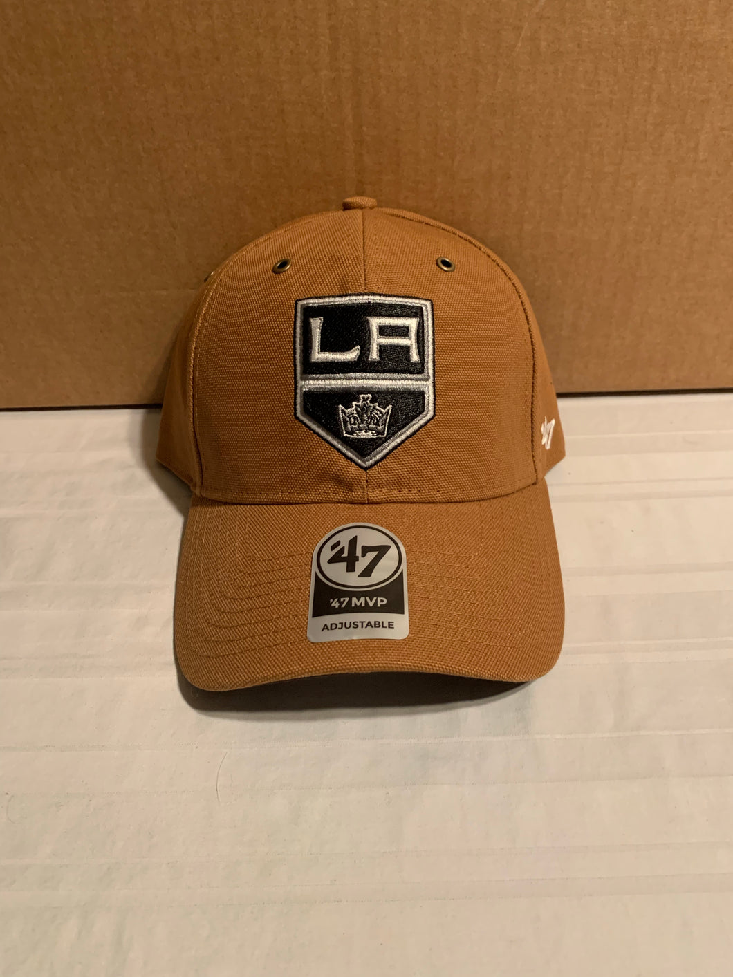 Los Angeles Kings '47 Carhartt Mens Brown MVP Adjustable Hat Cap - Casey's Sports Store