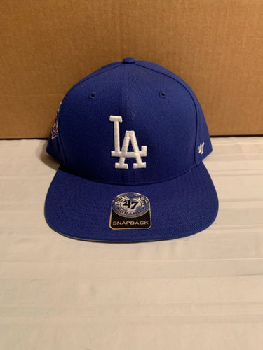 Los Angeles Dodgers MLB '47 Brand Blue Sure Shot Snapback Hat - Casey's Sports Store