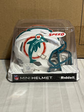 Load image into Gallery viewer, Miami Dolphins Throwback NFL Riddell White Replica Mini Helmet - Casey&#39;s Sports Store
