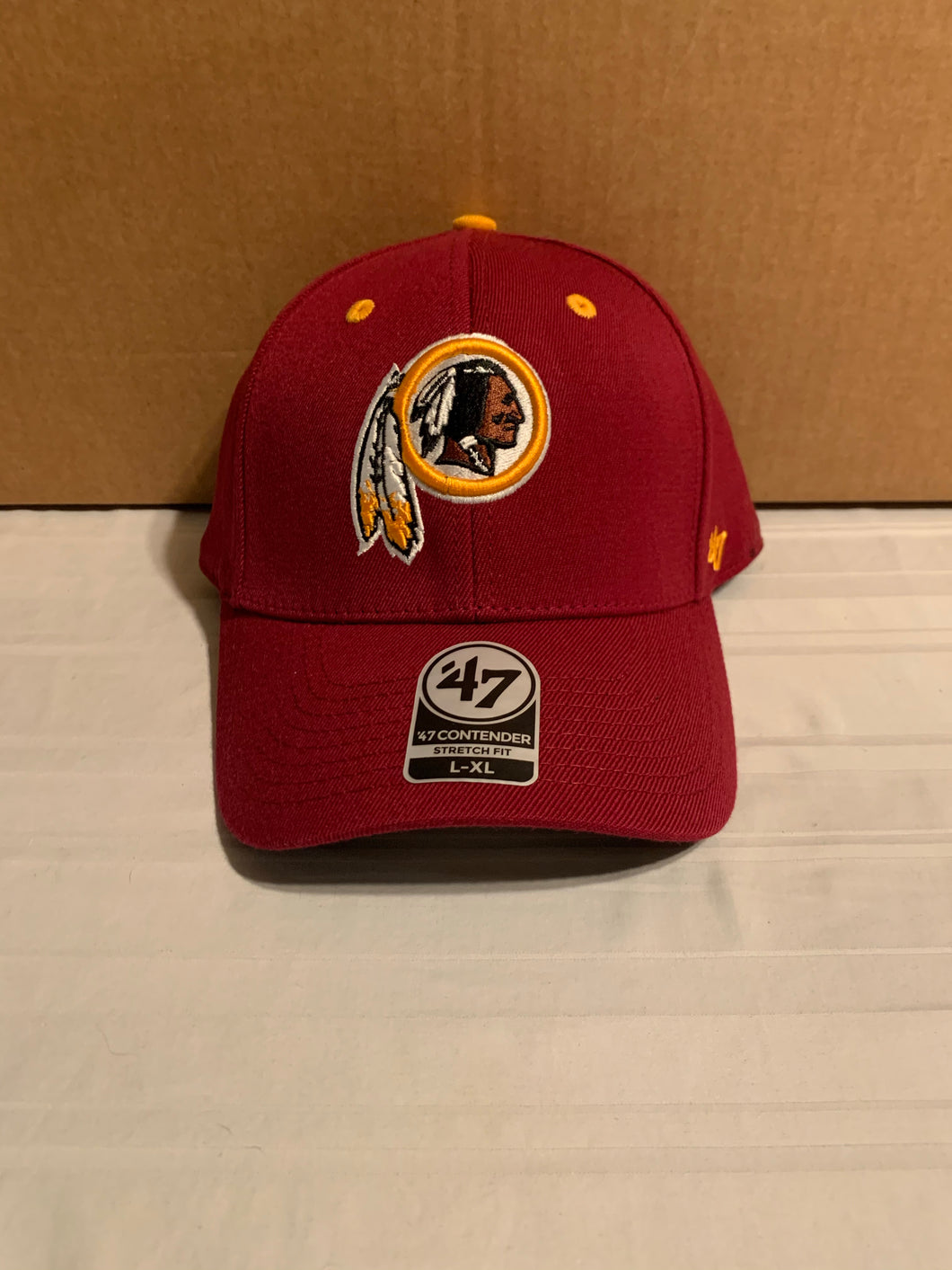 Washington Redskins NFL '47 Brand Contender Stretch Fit Hat Size L/XL - Casey's Sports Store