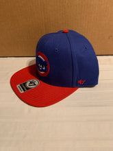 Load image into Gallery viewer, Chicago Cubs Cooperstown MLB &#39;47 Brand Royal Sure Shot Two-Tone Snapback Hat - Casey&#39;s Sports Store
