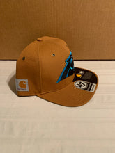 Load image into Gallery viewer, Carolina Panthers NFL &#39;47 Carhartt Captain Hat Cap Adjustable Strap Back - Casey&#39;s Sports Store
