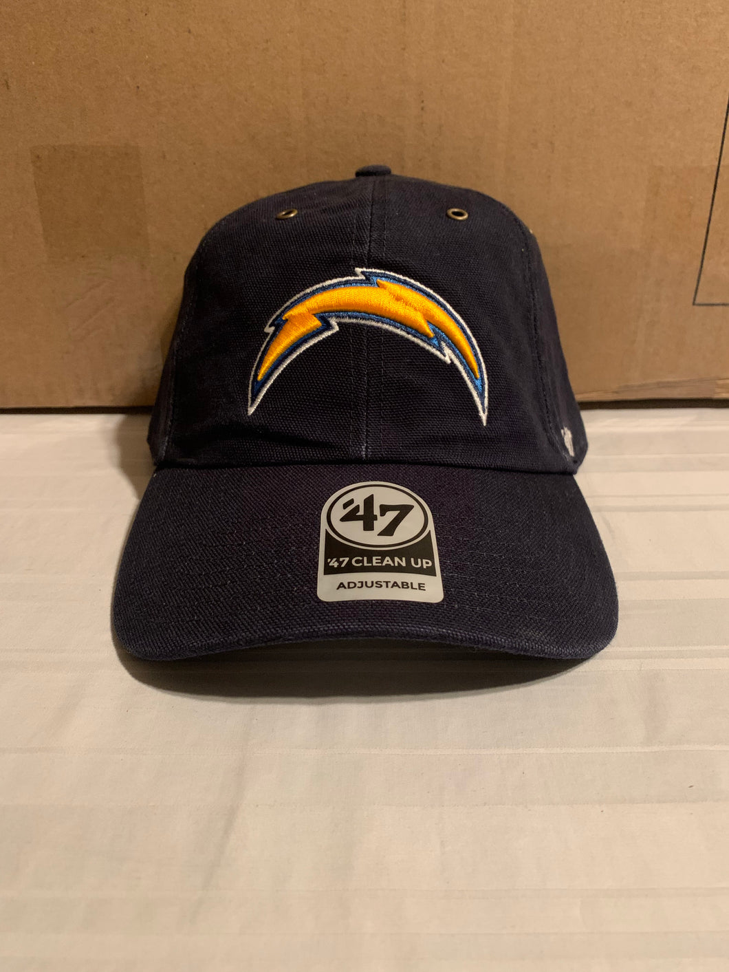 Los Angeles Chargers NFL '47 Brand Carhartt Mens Navy Clean Up Adjustable Hat - Casey's Sports Store