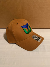 Load image into Gallery viewer, Hartford Whalers Vintage &#39;47 Carhartt Mens Brown MVP Adjustable Hat Cap - Casey&#39;s Sports Store
