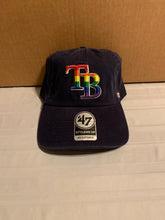 Load image into Gallery viewer, Tampa Bay Rays MLB &#39;47 Brand Royal Pride Adjustable Clean Up Hat Cap - Casey&#39;s Sports Store
