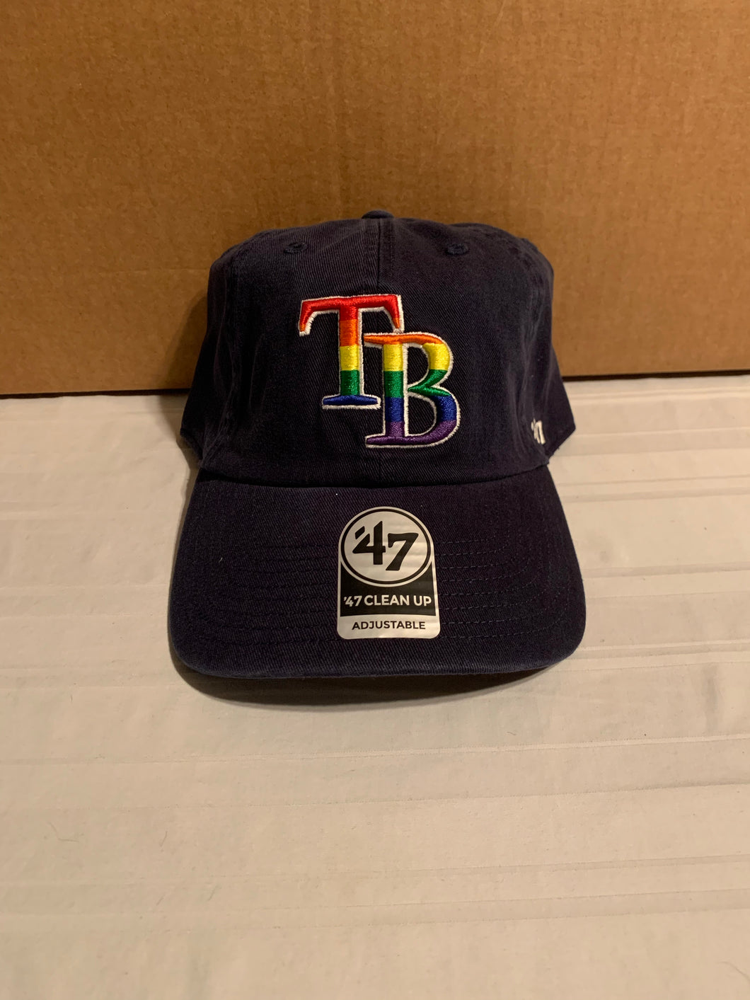 Tampa Bay Rays MLB '47 Brand Royal Pride Adjustable Clean Up Hat Cap - Casey's Sports Store