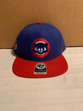 Load image into Gallery viewer, Chicago Cubs Cooperstown MLB &#39;47 Brand Royal Sure Shot Two-Tone Snapback Hat - Casey&#39;s Sports Store
