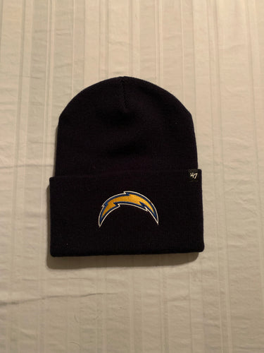Los Angeles Chargers '47 Carhartt Mens Blue Cuff Knit Beanie Winter Hat - Casey's Sports Store