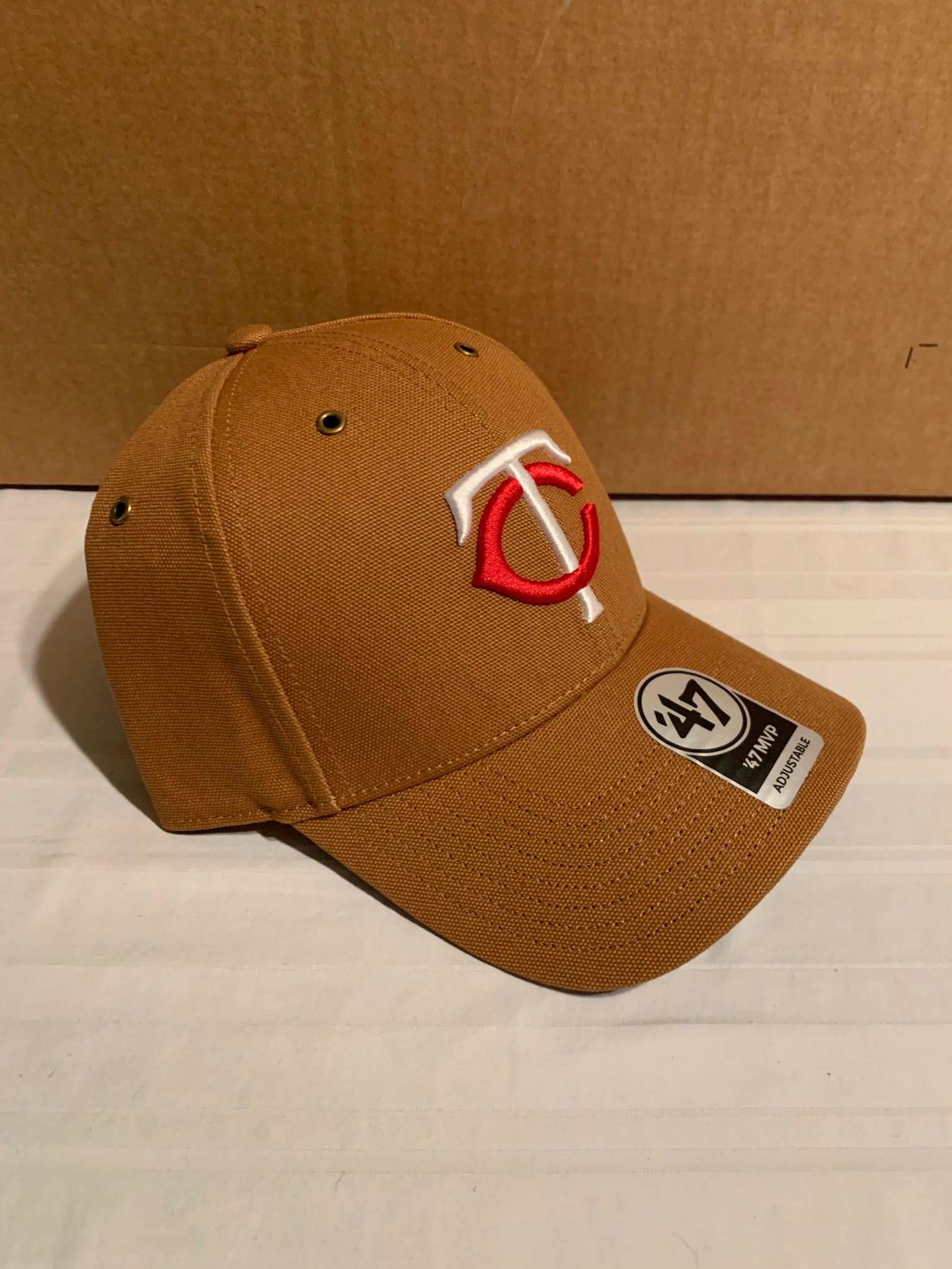 Men’s Minnesota Twins Navy Carhartt X 47 Brand Captain Hats