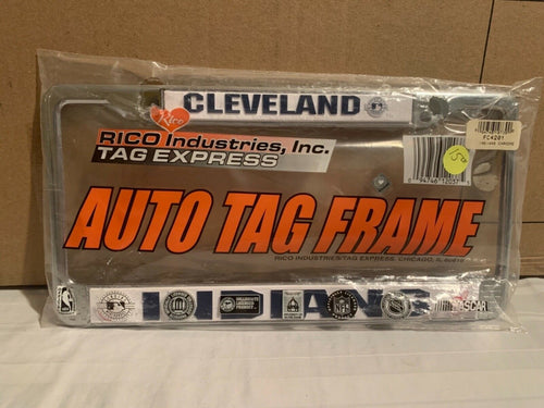Cleveland Indians MLB License Plate Frame RICO - Casey's Sports Store