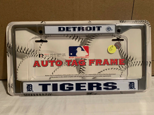 Detroit Tigers MLB License Plate Frame RICO - Casey's Sports Store
